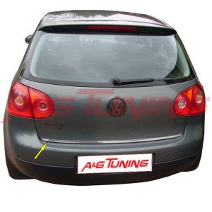 Volkswagen Golf 5 Krom Bagaj Alt Çıta Formlu 2005-2009 Paslanmaz Çelik