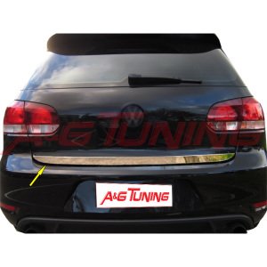 Volkswagen Golf 6 Krom Bagaj Alt Çıta Formlu 2009 Üzeri Paslanmaz Çelik
