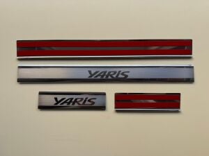 Toyota Yaris Krom Kapı Eşiği Takımı 2012-2019 Arası Paslanmaz Çelik