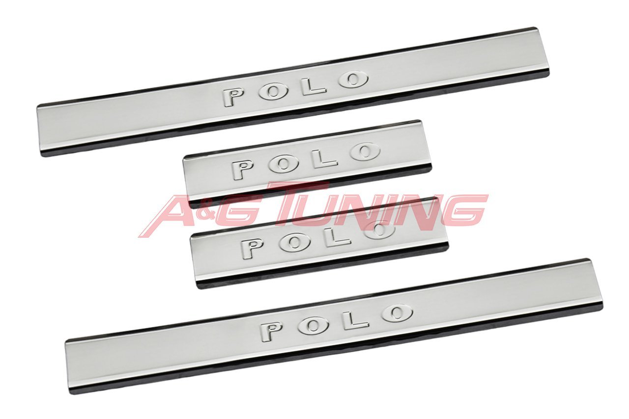 Volkswagen Polo Krom Kapı Eşiği 4Prç 1998-2005 Paslanmaz Çelik