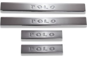 Volkswagen Polo 6R Krom Kapı Eşiği 2009 2017 4Kapı Paslanmaz Çelik