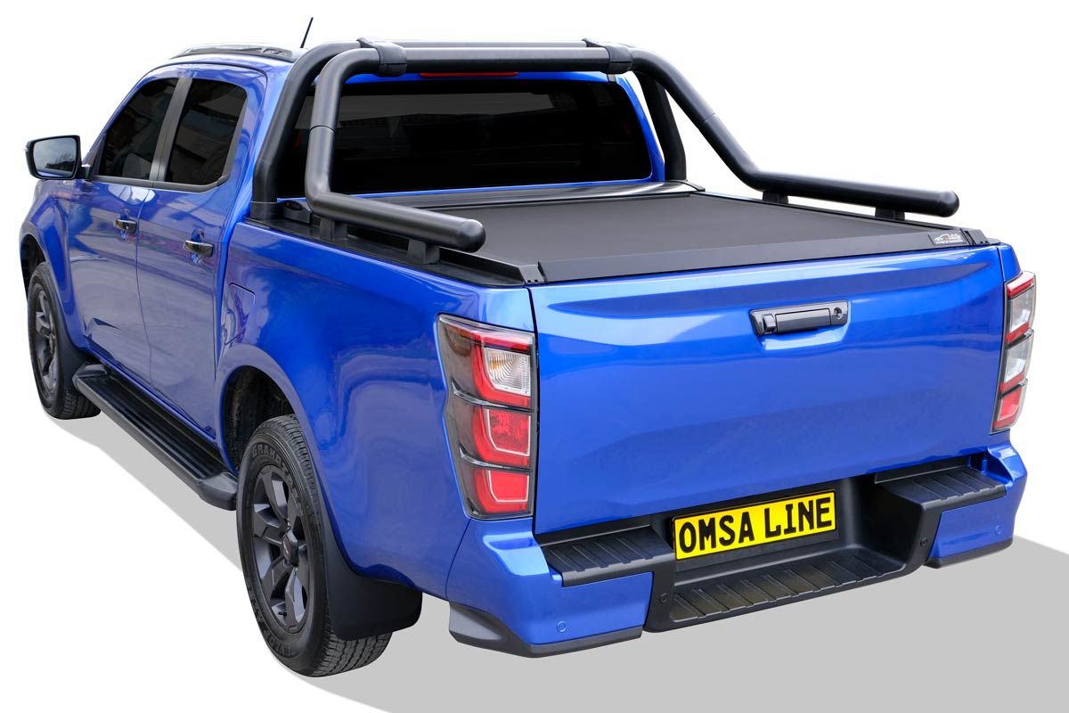 OMSA Isuzu D-Max Kobra Roll Bar Çap:60 Siyah 2021 ve Sonrası