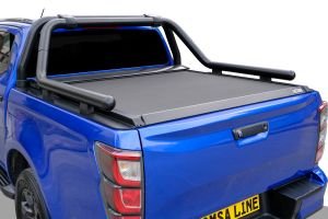 OMSA Isuzu D-Max Kobra Roll Bar Çap:76 Siyah 2021 ve Sonrası