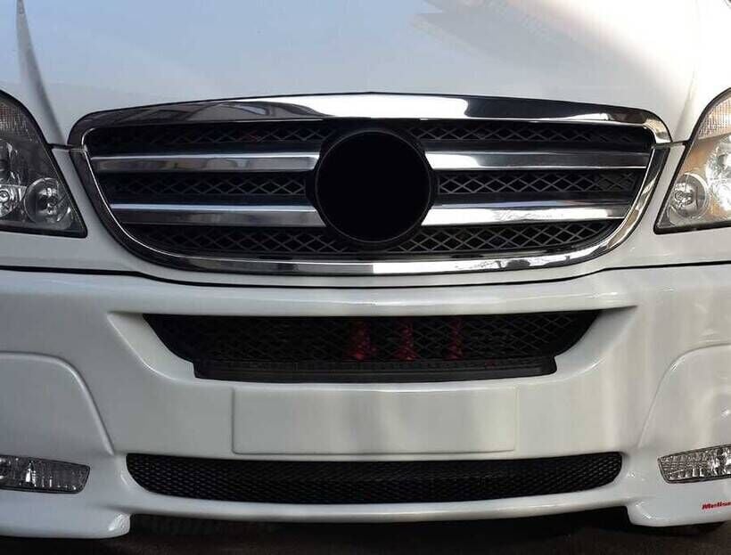 OMSA Mercedes Sprinter W906 Krom Ön Panjur Çerçevesi 2 Parça 2013-2018 Arası