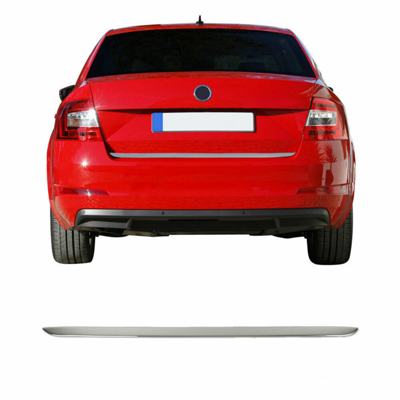 Skoda Octavia Krom Bagaj Alt Çıta 2013-2017 Arası P.Çelik