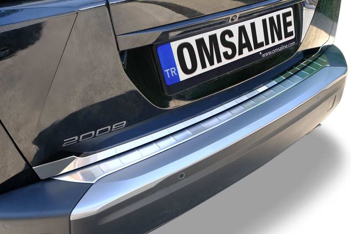 OMSA Peugeot 2008 Krom Arka Tampon Eşiği (Taşlı) 2019 ve Sonrası