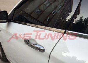 Fiat Egea HB Krom Cam Çıtası Takımı Paslanmaz Çelik