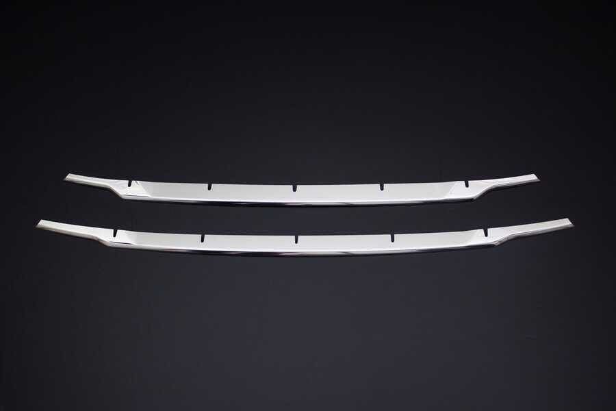 OMSA Ford Courier Krom Ön Tampon Çıtası 2 Parça 2018-2023 Arası