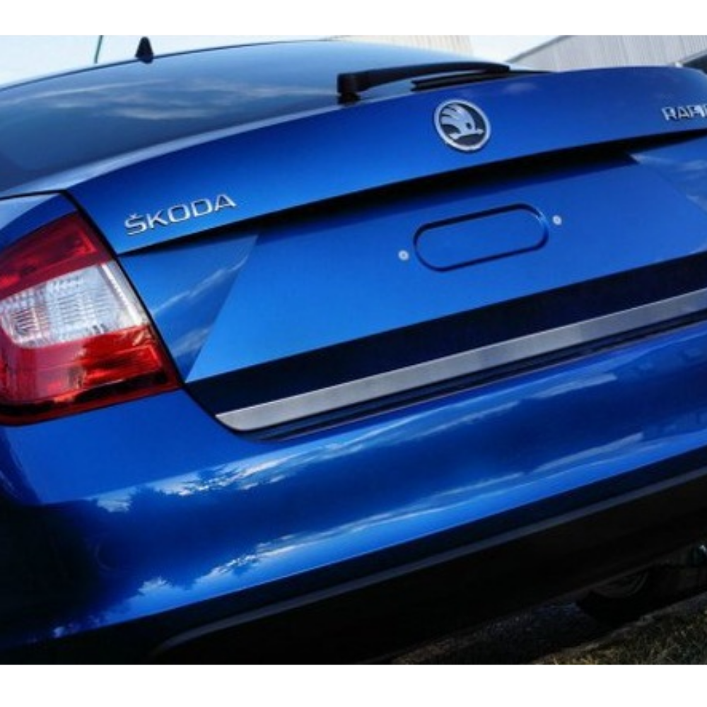 Skoda Rapid Krom Bagaj Alt Çıta 2013 Ve Üzeri P.Çelik