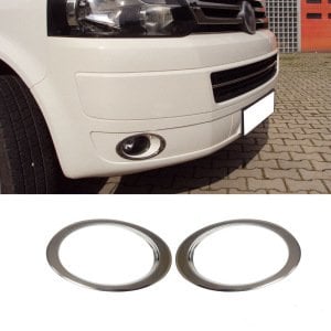 VW T5 Caravelle Krom Sis Farı Çerçevesi 2010-2015 Arası P.Çelik