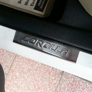 Toyota Corolla Krom Kapı Eşiği (4Parça) 2019 Üzeri P.Çelik