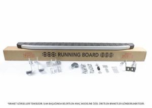 OMSA Volvo XC60 Blackline Yan Basamak Alüminyum 2009-2016 Arası