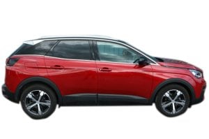 Peugeot 3008 Krom Cam Çıtası 8Prç. 2016 ve Üzeri P.Çelik