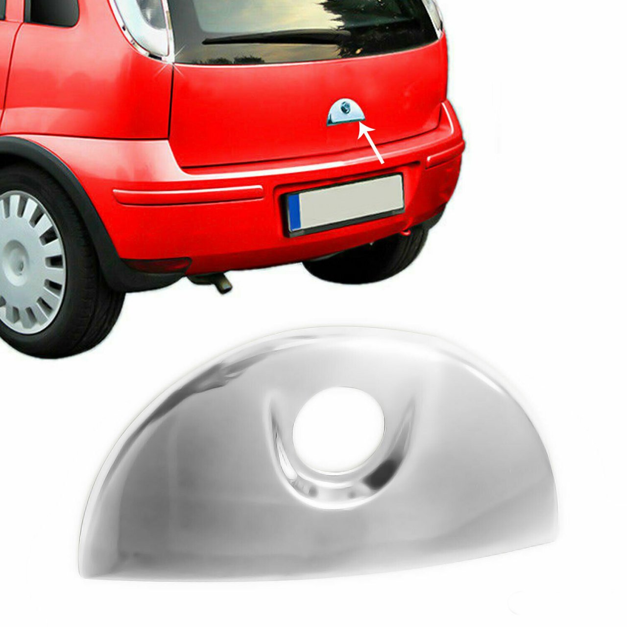 Opel Corsa C Krom Bagaj Açma Paslanmaz Çelik