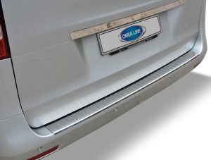 OMSA Mercedes Vito W447 Krom Arka Tampon Eşiği Taşlı 2014 ve Sonrası