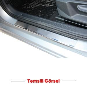 Volkswagen Golf 7 Krom Kapı Eşiği 4 Prç. 2013-2019  Arası Paslanmaz Çelik