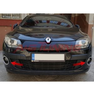 Megane 3 HB Krom Sis Farı Çerçevesi 2010-2012 Paslanmaz Çelik