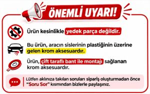 Megane 3 HB Krom Sis Farı Çerçevesi 2010-2012 Paslanmaz Çelik