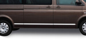 OMSA VW T5 Multivan Krom Yan Kapı Çıtası 7 Parça (Uzun Şasi) 2010 ve Sonrası