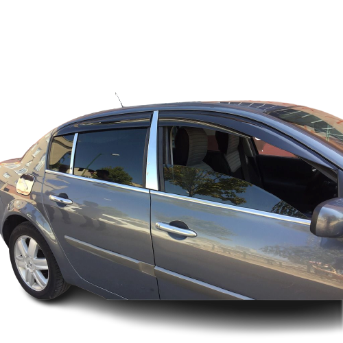 Renault Megane 2 Krom Kapı Direği 2004-2010 4 Parça P.Çelik