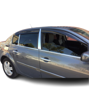 Renault Megane 2 Krom Kapı Direği 2004-2010 4 Parça P.Çelik