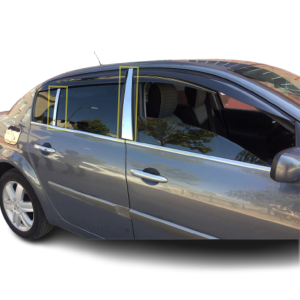 Renault Megane 2 Krom Kapı Direği 2004-2010 4 Parça P.Çelik