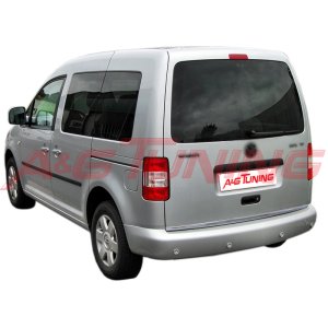 Volkswagen Caddy Krom Bagaj Alt Çıta Formlu 2010-2014 Paslanmaz Çelik