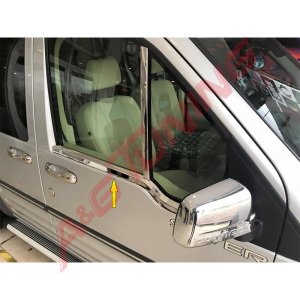 Ford Connect Krom Cam Çıtası Tk 2002-2009 2Prç Paslanmaz Çelik