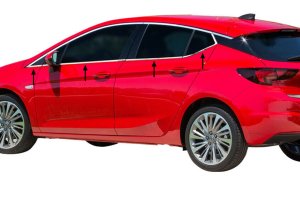 Opel Astra K Krom Cam Çıtası Takımı 8Prç 2015 ve Üzeri P. Çelik
