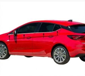 Opel Astra K Krom Cam Alt Çıtası Takımı 8Prç 2015 ve Üzeri P. Çelik