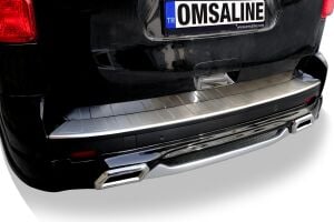 OMSA Peugeot Expert Traveller Krom Arka Tampon Eşiği Taşlı Uzun Şase 2017 ve Sonrası
