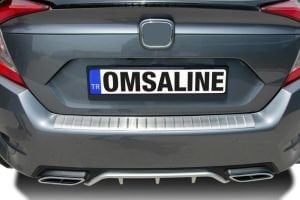 OMSA Honda Civic FC5 Krom Arka Tampon Eşiği Taşlı 2016-2021 Arası