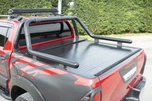 OMSA Toyota Hilux Kobra Roll Bar Çap:76 Siyah 2015 ve Sonrası