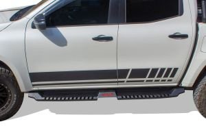 OMSA Mercedes X-Class Dakar Yan Basamak Siyah V2 2017 ve Sonrası