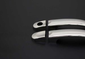 OMSA VW T6 Caravelle Krom Kapı Kolu 2 Kapı 4 Parça Tek Delik 2015-2023 Arası