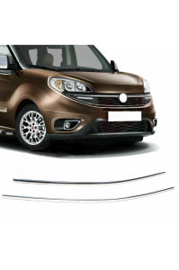 Fiat Doblo Krom Ön Panjur 2015 Üzeri 2Prç Paslanmaz Çelik