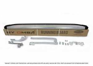 OMSA Mitsubishi L200 Blackline Yan Basamak Siyah 2006-2015 Arası