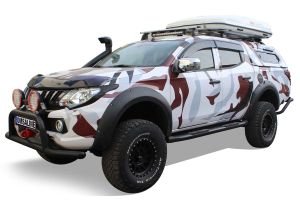 OMSA Mitsubishi L200 Amazon Yan Basamak Çap:76 Siyah 2006-2015 Arası