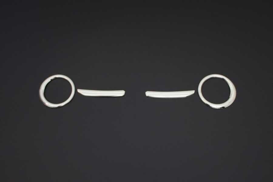 OMSA Fiat Doblo Krom Sis Farı Çerçevesi 4 Parça 2010-2014 Arası