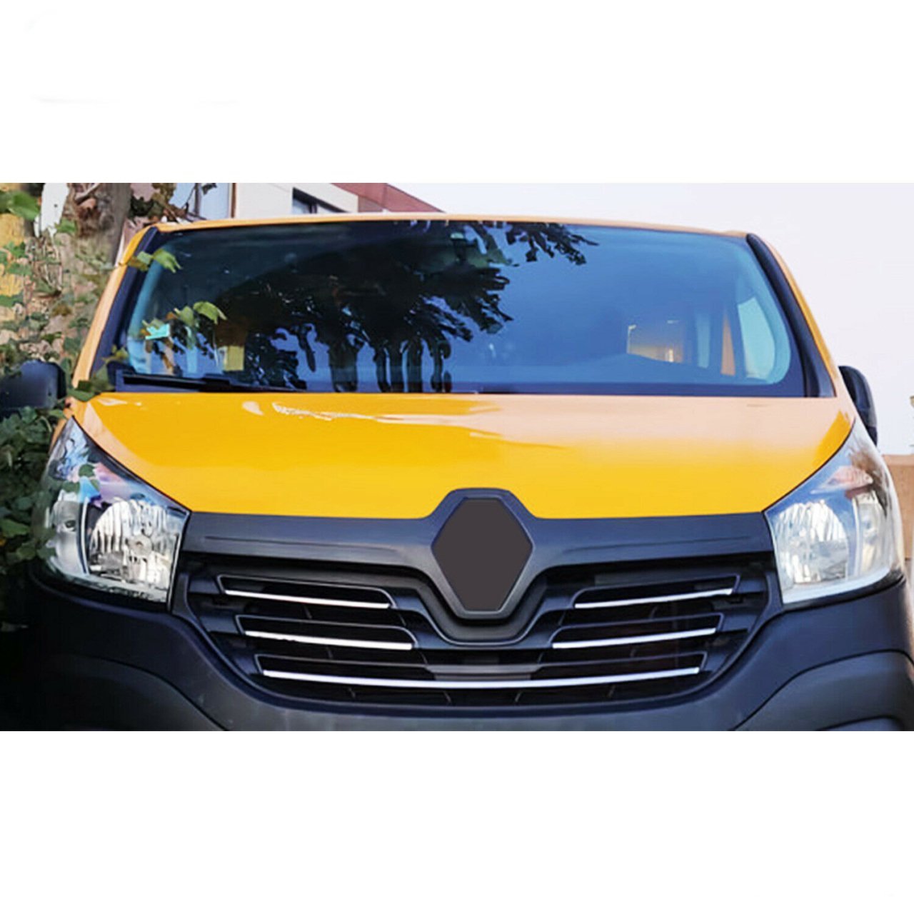 Renault Trafic Krom Ön Panjur 2015 - 2022 Arası  5Prç Paslanmaz Çelik