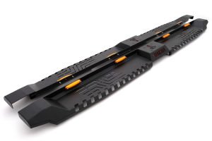 OMSA Mitsubishi L200 Dakar Yan Basamak Siyah V2 Ledli 2015-2019 Arası