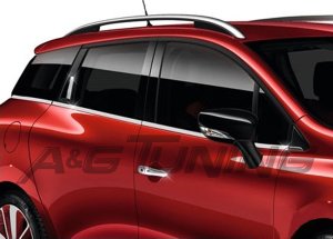 Renault Clio 4 Sport Tourer Krom Cam Çıtası 8Prç Paslanmaz Çelik