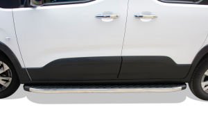 OMSA Peugeot Rifter Blackline Yan Basamak Krom Kısa Şase 2019 ve Sonrası