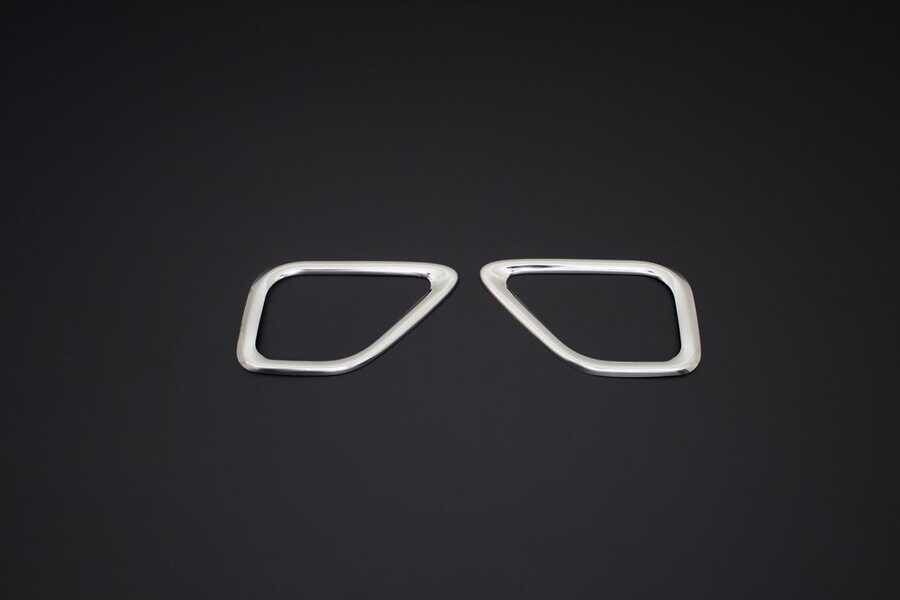 OMSA Fiat Doblo Facelift Krom Sis Farı Çerçevesi 2 Parça 2014-2021 Arası