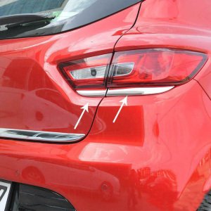 Renault Clio 4 HB Krom Stop Alt Çıta 4Prç Paslanmaz Çelik