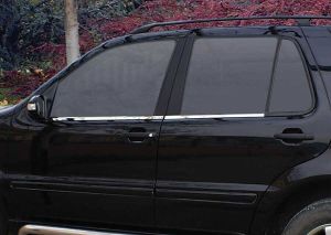 OMSA Mitsubishi Lancer HB Krom Cam Alt Çıtası 4 Parça 2007-2017 Arası