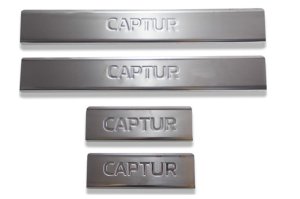 Renault Captur Krom Kapı Eşiği Takımı 4Prç 2013-2019 Arası P.Çelik