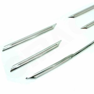 Renault Megane 4 HB Krom Ön Panjur 5 Prç. 2016-2020 Arası Paslanmaz Çelik