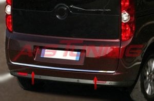 Fiat Doblo Krom Bagaj Alt Çıta Formlu 2010-2014 Paslanmaz Çelik