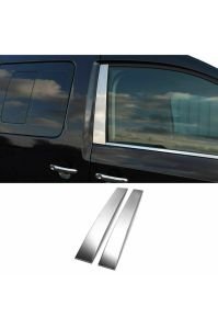 VW Caddy Krom Cam Direği 2 Prç 2003-2014 Paslanmaz Çelik